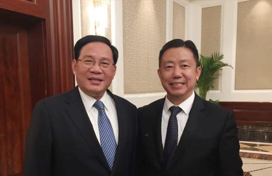 中央政治局常委、国务院总理李强与周海江合影